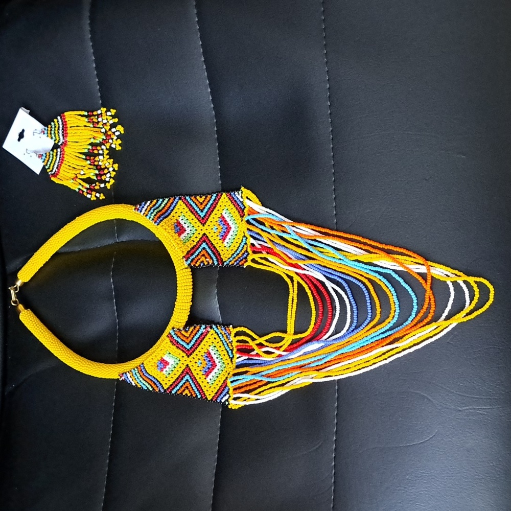 Authentic African Necklace Set